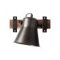 Brilliant Plow - spot en saillie - 24 x 17 x 25 cm - noir et marron