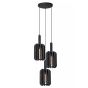 Lucide Rafal - lampe suspendue - Ø 50 x 183 cm - gris