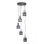 Vico Iron Stepped - lampe suspendue - Ø 31 x 150 cm - gris