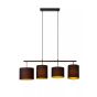 Lucide Maya - lampe suspendue - 107 x 26 x 175 cm - noir