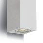 ONE Light GU10 Outdoor Cube Lights - appliques murales d'extérieur - 7 x 7,7 x 16,5 cm - IP65 - blanc