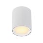 Nordlux Fallon Long - spot en saillie 1L - Ø 10 cm - fonction Moodmaker à 4 niveaux - LED 5,5W dimmable incl. - blanc