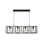 Roi Du Luminaire Apollo - lampe suspendue - 112 x 7 x 165 cm - noir