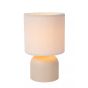 Lucide Woolly - lampe à poser - Ø 16 x 28 cm - beige