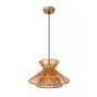 Lucide Tasman - lampe suspendue - Ø 32 x 150 cm - naturel