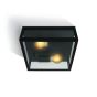 ONE Light Romantic Outdoor - plafonnier extérieur - 28 x 28 x 10 cm - IP43 - noir