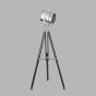 Searchlight Studio - lampadaire - 160 cm - chrome et noir