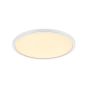 Nordlux Oja - plafonnier - Ø 29,4 x 2,3 cm - 3 niveaux de gradation (2700K) - 18W LED incl. - blanc