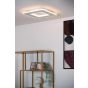 Lucide Axelle - plafonniers - 39,4 x 39,4 x 4,6 cm - 24W LED incl - 3 StepDim - blanc