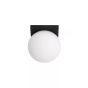 Lucide Tassa - plafonnier - 13,5 x 13,5 x 13,4 cm - 12W dim to warm LED incl - noir et opale