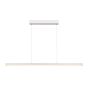 Lucide Sigma - lampe suspendue - 118,5 x 2 x 150 cm - 30W LED dimmable incl - blanc