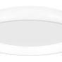 Nova Luce Albi - plafonnier - Ø 81 x 8,5 cm - 80W LED dimmable incl. - blanc