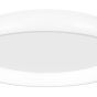 Nova Luce Albi - plafonnier - Ø 61 x 8,5 cm - 50W LED dimmable incl. - blanc