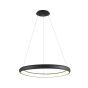 Nova Luce Albi - lampe suspendue - Ø 81 x 120 cm - 80W LED dimmable incl. - noir