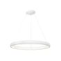 Nova Luce Albi - lampe suspendue - Ø 81 x 120 cm - 80W LED dimmable incl - blanc