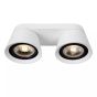 Lucide Trigono - spot en saillie 2L - 25,2 x 12,6 x 9,9 cm - blanc