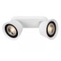 Lucide Trigono - spot en saillie 2L - 25,2 x 12,6 x 9,9 cm - blanc