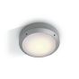 ONE Light Round E27 Outdoor - plafonnier extérieur - Ø 26,5 x 8,8 cm - IP54 - gris