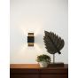 Lucide Cubo I - applique murale - 7,6 x 7,6 x 18 cm - noir