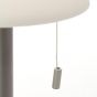 Brilliant Punto - lampe de table - Ø 15,5 x 29 cm - 1,8W dimmable LED incl - IP44 - gris et blanc - RGB