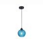 Nova Luce Porto - lampe suspendue - Ø 18 x 140 cm - bleu