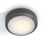 ONE Light Round E27 Outdoor - plafonnier extérieur - Ø 26,5 x 8,8 cm - IP54 - anthracite