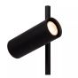 Lucide Clubs - lampe à poser - Ø 15 x 42 cm - noir