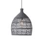 Nova Luce Destin - lampe suspendue - Ø 42 x 250 cm - gris