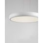 Nova Luce Gap - lampe suspendue - Ø 51 x 120 cm - 50W LED incl - blanc