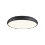 Nova Luce Gap - plafonnier - Ø 51 x 9 cm - 50W LED incl. - noir