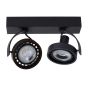 Lucide Dorian - spot en saillie - 13 x 30 x 16,5 cm - 2 x 12W LED dimmable incl - dim to warm - noir