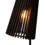 Lucide Noralie - lampe à poser - 21 x 16,5 x 56 cm - noir