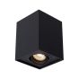 Lucide Tube - spot de plafond - 9 x 9 x 12 cm - noir