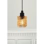 Nordlux Hollywood - lampe suspendue - Ø 10,8 x 317,7 cm - ambre