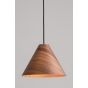 Nova Luce Wera - lampe suspendue - Ø 25 x 130 cm - brun foncé