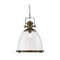 Searchlight Industrial Pendants - lampe suspendue - Ø 49 x 200 cm - laiton antique