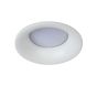 Lucide Ziva - spot encastré - Ø 84 mm, Ø 75 mm à encastrer - IP44 - blanc