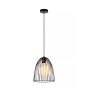 Lucide Macarons - lampe suspendue - Ø 24,5 x 163 cm - noir