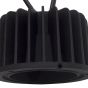 Nova Luce Cob - Module LED - Ø 6,3 x 3,8 cm - 10W LED incl. non-dimmersible - IP44 - noir - couleur de lumière blanc chaud