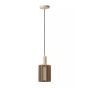 Lucide Lambres - lampe suspendue - Ø 15 x 164 cm - taupe