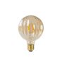 Lucide Lampe à filament LED -Ø 9,5 x 13,5 cm - E27 - 6W non-dimmable - ambre