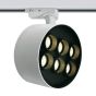 ONE Light Dark Light Tubes - spot sur rail - système de rail triphasé - Ø 13,5 x 7,7 cm - 36W LED incl. - blanc