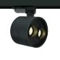 ONE Light Dark Light Tubes - spot sur rail - système de rail triphasé - Ø 9 x 7,3 cm - 12W LED incl. - noir