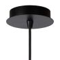 Lucide Wolfram - lampe suspendue - Ø 65 x 162 cm - noir