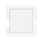 ETH Anne Square - plafonnier - 22,5 x 22,5 x 2,7 cm - 3 niveaux de gradation - 12W LED incl. - IP44 - blanc