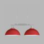 Searchlight Fusion - lampe suspendue - 82 x 34 x 88 cm - rouge brillant