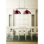 Searchlight Fusion - lampe suspendue - 82 x 34 x 88 cm - rouge brillant