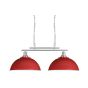 Searchlight Fusion - lampe suspendue - 82 x 34 x 88 cm - rouge brillant