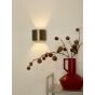 Lucide Xio - applique murale - 13 x 11 x 9,7 cm - 3,5W LED dimmable incl - café