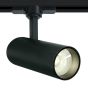 ONE Light COB Cylinder - spot sur rail avec COB LED - système de rail triphasé - Ø 5,5 x 14,7 cm - 10W LED incl. - noir - couleur de lumière blanc chaud